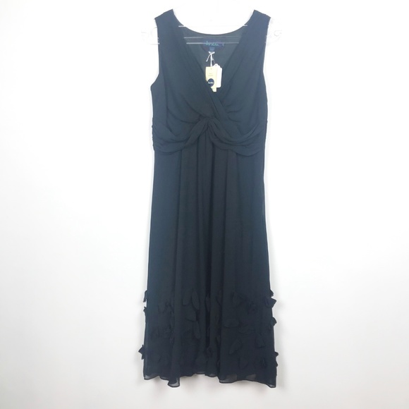 Boden Dresses & Skirts - Boden Black Silk Petal Dress 10L